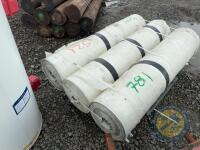 3x rolls of plastic sheeting