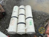 3x rolls of plastic sheeting - 2