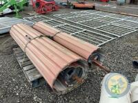 2 7ft Roller Doors with electric motors