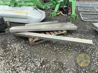 4 lengths fo stainless box section 7ft 150x100x 1 1.3 long 150x 100 stainless box section - 2