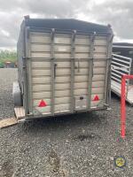 14ft Stock trailer with dividing gate, lights all working. Double decks - 8