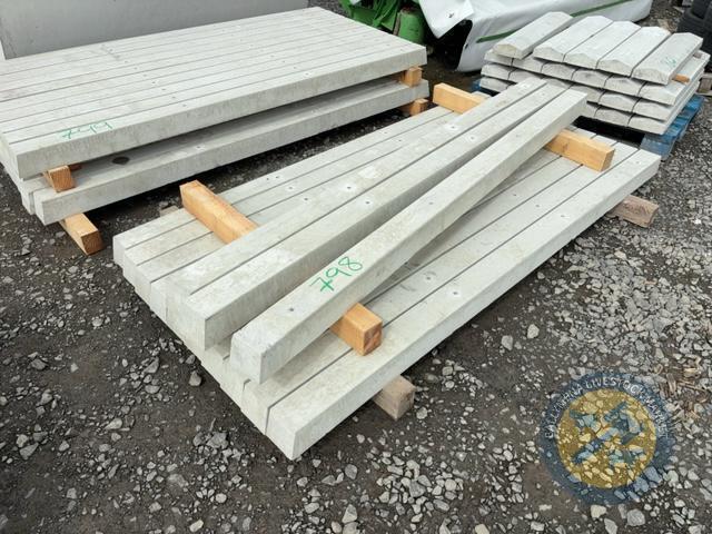 88 inch concrete posts x13