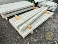 88 inch concrete posts x13