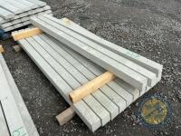88 inch concrete posts x13 - 2
