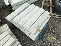25 wall copings - 2