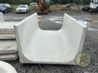 1500w x 1000h x 2400 long slurry channel - 2