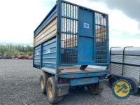 Kane 8.5T silage triler with grain door Good lights & brakes - 4