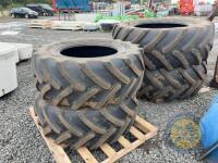 650/65 R38 & 540/65 R28 Bridgestone tyres 50-55% - 4