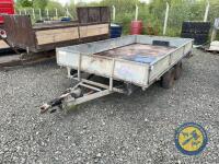 12x6 flat bed galvanised