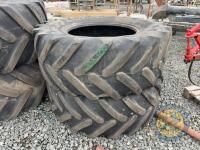 2 480/70 R28 Michelin tyres - 4