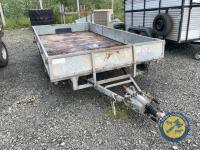 12x6 flat bed galvanised - 2