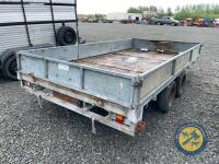 12x6 flat bed galvanised - 3