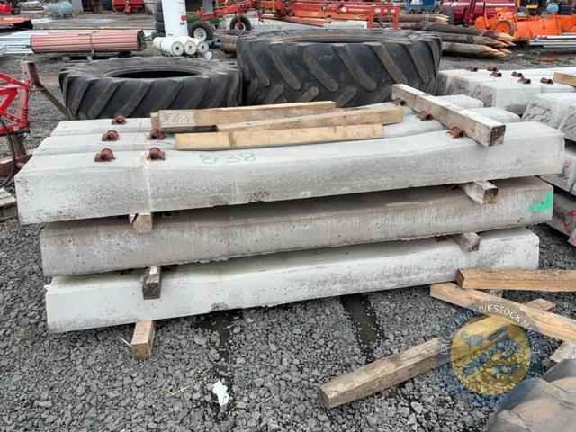 9x railway sleepers