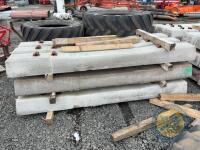 9x railway sleepers