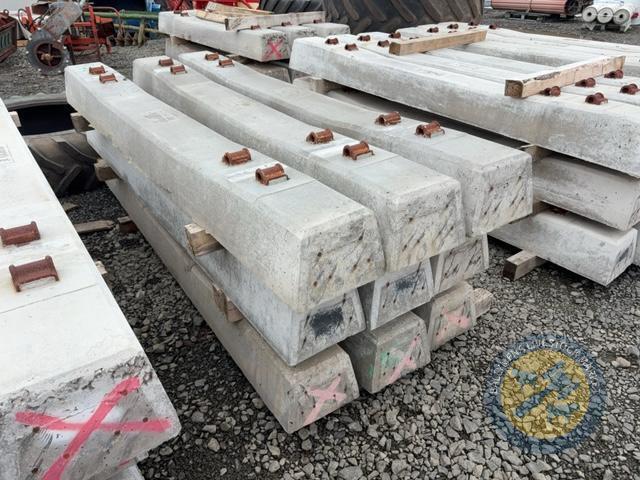 9x railway sleepers