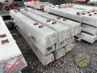 9x railway sleepers