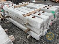 9 railway sleepers