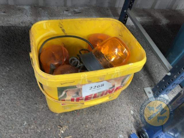 Bucket of beacons