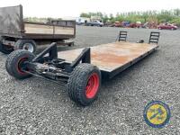 21ft low loader with steering axle - 3