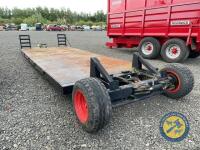 21ft low loader with steering axle - 4