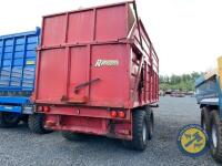 Ruscon 16ton silage trailer - brakes & lights working - 3