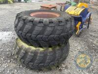 2 russian tyres on rims - 2