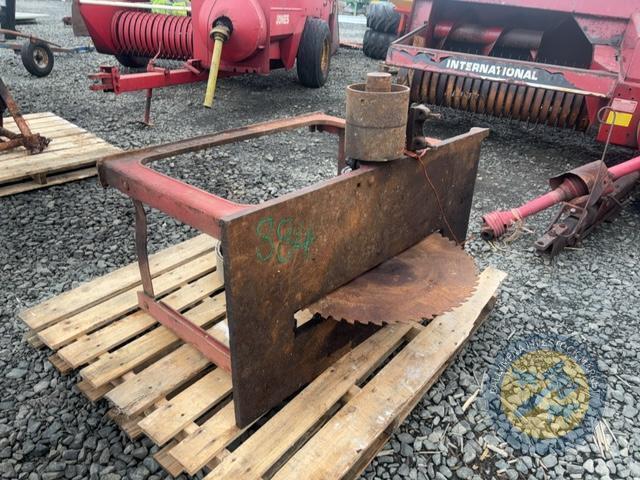 Large saw with belt