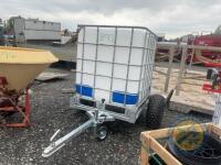 Galvanised water trailer