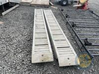 2x 10ft 6tn aluminium ramps - 2
