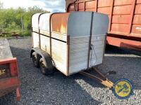 10x5 armour 2 cow cattle trailer. new LEDs, no brakes - 3