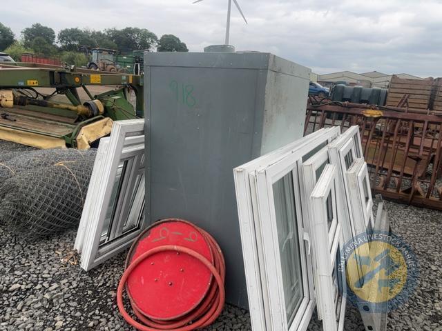 Metal box for central heating burner