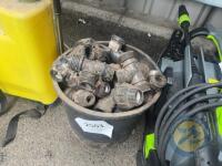 Bucket of water fittings