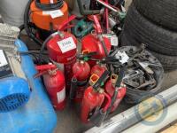 7x fire extinguishers