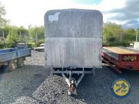 12x5 Ifor Williams cattle/flat trailer, small wheels, all lights working - 2