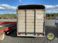 12x5 Ifor Williams cattle/flat trailer, small wheels, all lights working - 5