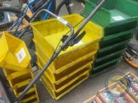5 yellow parts trays - 2