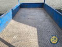 10x5 Tandem axle builders trailer (blue) - ladder racks, lights all working - 7