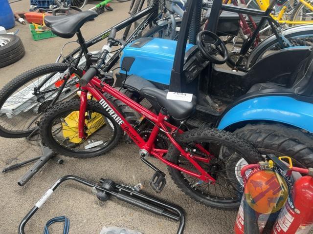 Red apollo bike