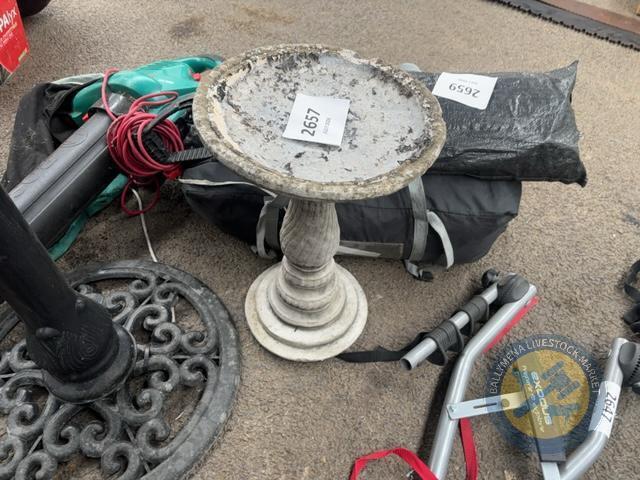 Small garden bird bath