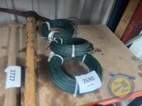 3x rolls of green wire