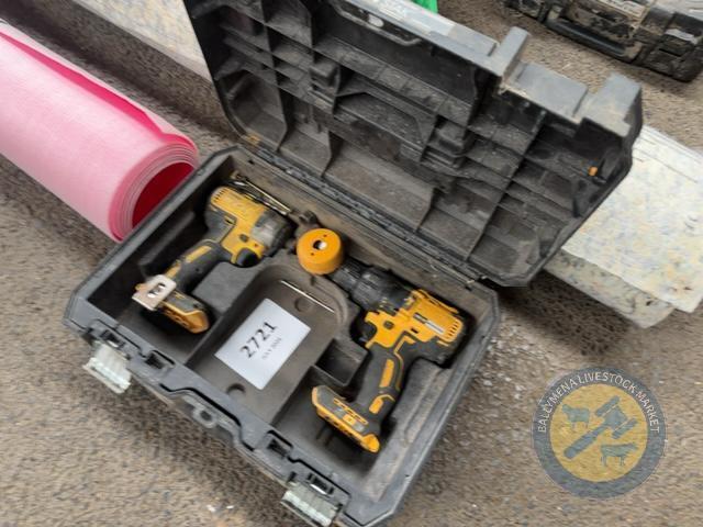 Dewalt drill combi set