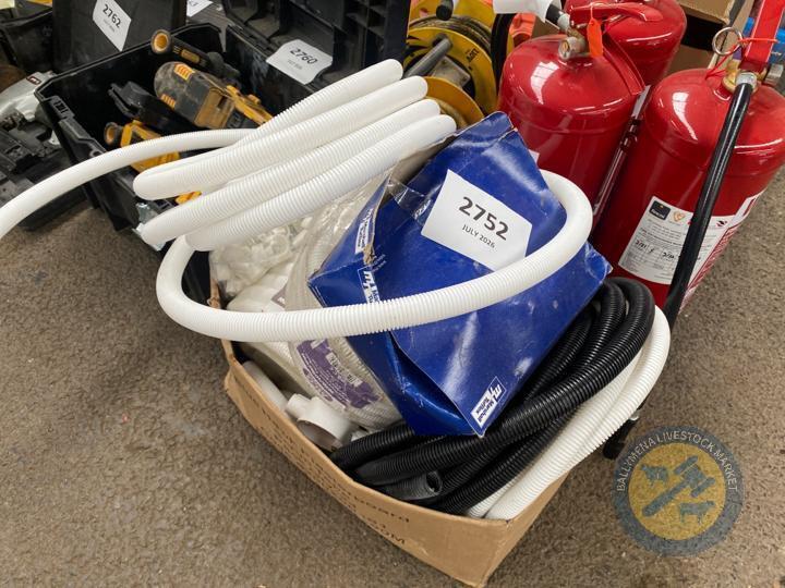 Box of conduit & fittings