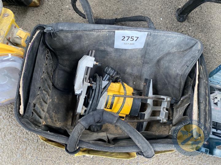 Dewalt router & bag