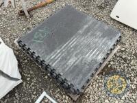 10x 2m 1mx1m rubber mats - 2