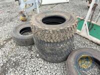 3x 255/70/15 tyres - 3