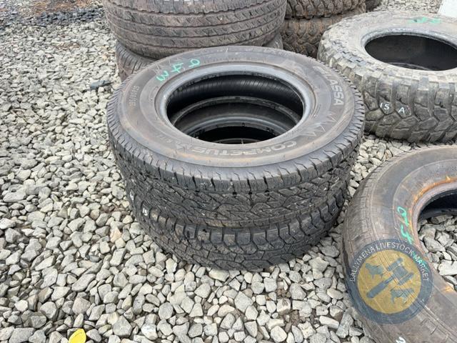 2x 195/80/15 tyres