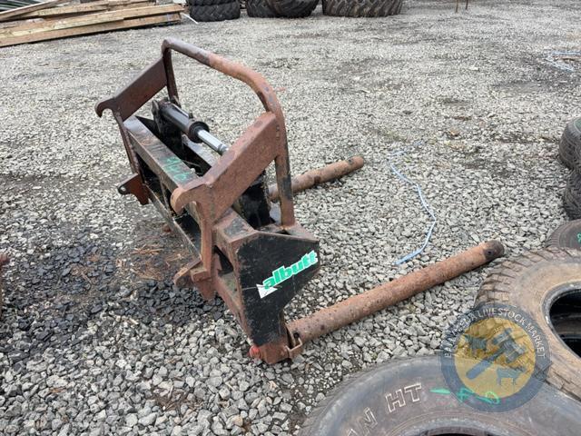 Bale handler with euro brackets