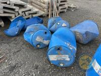 4x blue barrels & 2x half barrels - 2