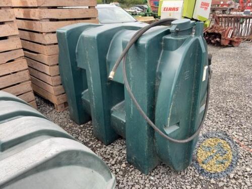 100L diesel tank with hose & nozzle
