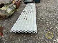 4x heavy duty perspex sheets 17x3'6 wide - 3